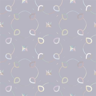 Geometrik süslemeli vektör deseni. Kusursuz tasarım dokusu 