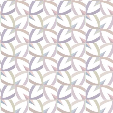 Geometrik süslemeli vektör deseni. Kusursuz tasarım dokusu