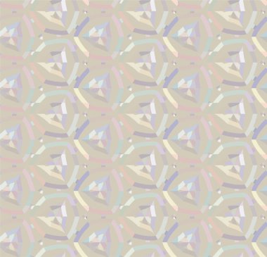 Geometrik süslemeli kusursuz desen. vektör illüstrasyonu