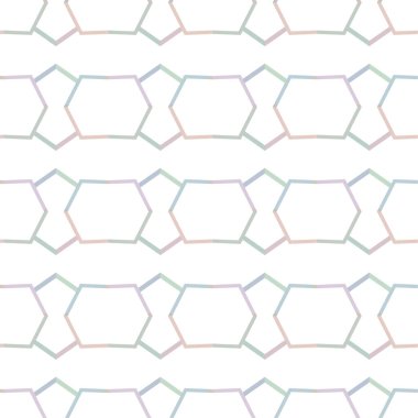 Geometrik süslemeli kusursuz desen. vektör illüstrasyonu