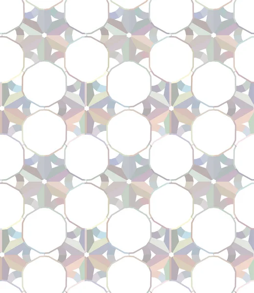 Geometrisches Ornamentales Vektormuster Nahtlose Design Textur — Stockvektor