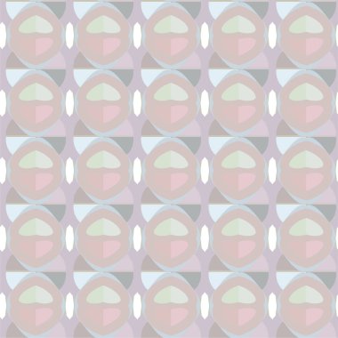 Geometrik yinelenen süs vektör deseni. Pastel tonları olan kusursuz tasarım dokusu