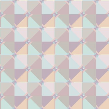 Geometrik süslemeli vektör deseni. Kusursuz tasarım dokusu