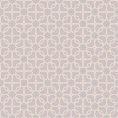 Geometrik yinelenen süs vektör deseni. Pastel tonları olan kusursuz tasarım dokusu