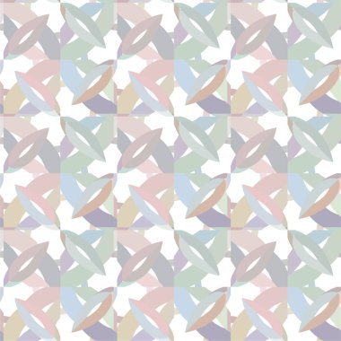 Soyut geometrik şekilli kusursuz desen