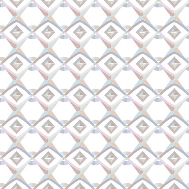 Geometrik süslemeli kusursuz desen. vektör illüstrasyonu