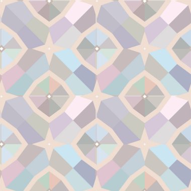 Geometrik süslemeli kusursuz desen. vektör illüstrasyonu