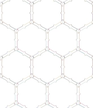 Geometrik süslemeli vektör deseni. Kusursuz tasarım dokusu 