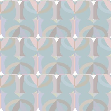 Geometrik süslemeli vektör deseni. Kusursuz tasarım dokusu.