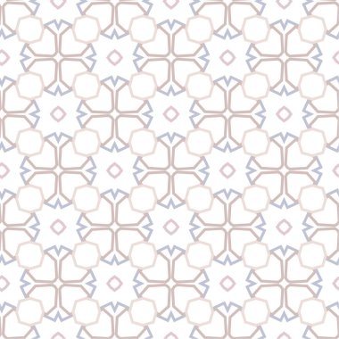 Geometrik süslemeli vektör deseni. Kusursuz tasarım dokusu 