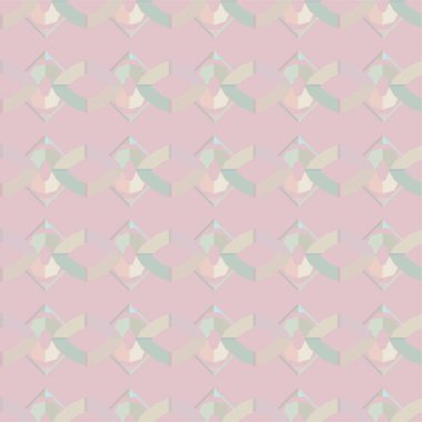 Geometrik süslemeli vektör deseni. Kusursuz tasarım dokusu 