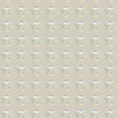 Geometrik süslemeli vektör deseni. Kusursuz tasarım dokusu 