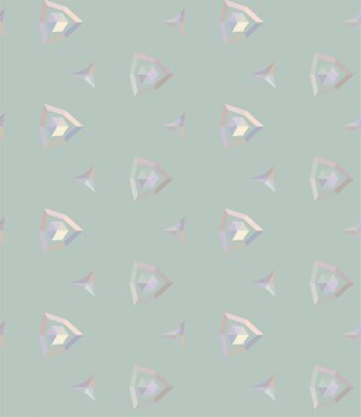 Soyut geometrik şekilli kusursuz desen