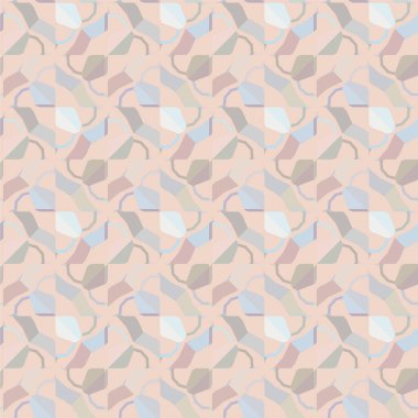 Geometrik süslemeli vektör deseni. Kusursuz tasarım dokusu.