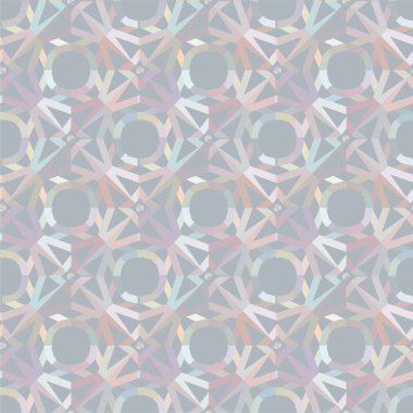 Geometrik süslemeli vektör deseni. Kusursuz tasarım dokusu 