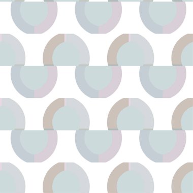 Geometrik süslemeli vektör deseni. Kusursuz tasarım dokusu 