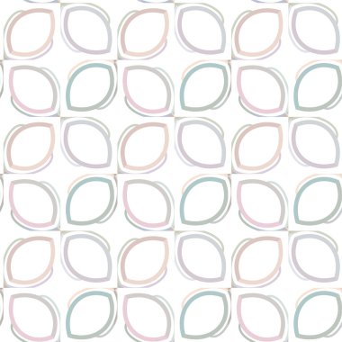 Geometrik süslemeli vektör deseni. Kusursuz tasarım dokusu.