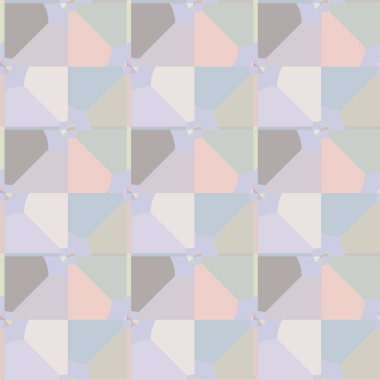 Geometrik süslemeli kusursuz desen. vektör illüstrasyonu