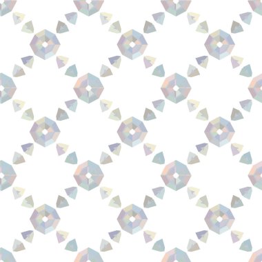 Geometrik süslemeli kusursuz desen. vektör illüstrasyonu