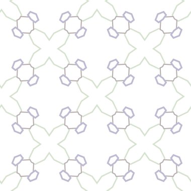 Geometrik süslemeli vektör deseni. Kusursuz tasarım dokusu