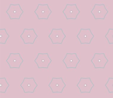 Geometrik yinelenen süs vektör deseni. Pastel tonları olan kusursuz tasarım dokusu