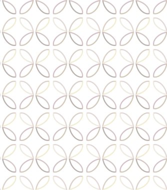 Geometrik süslemeli vektör deseni. Kusursuz tasarım dokusu