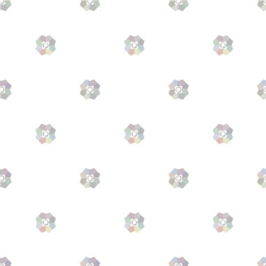 Geometrik süslemeli vektör deseni. Kusursuz tasarım dokusu