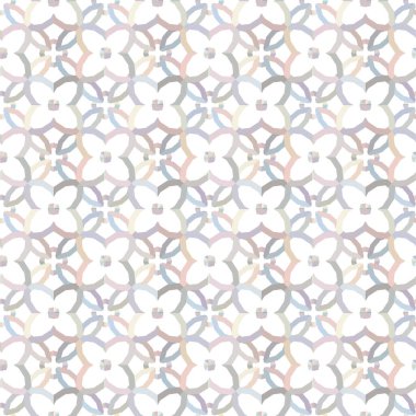 Geometrik süslemeli vektör deseni. Kusursuz tasarım dokusu 