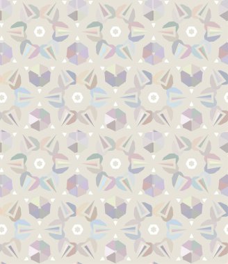 Geometrik süslemeli vektör deseni. Kusursuz tasarım dokusu.