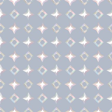 Geometrik süslemeli vektör deseni. Kusursuz tasarım dokusu