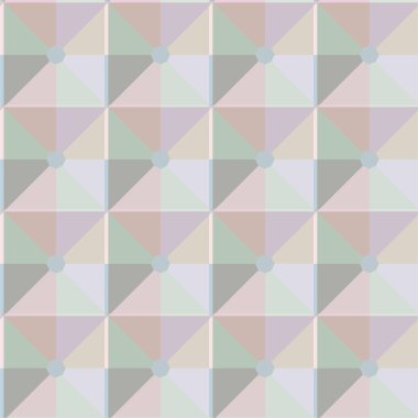 Soyut geometrik şekilli kusursuz desen