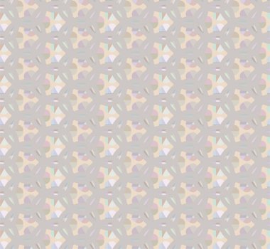 Geometrik süslemeli vektör deseni. Kusursuz tasarım dokusu 