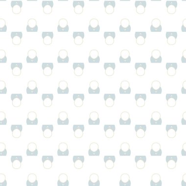 Geometrik yinelenen süs vektör deseni. Pastel tonları olan kusursuz tasarım dokusu