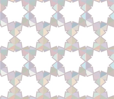 Geometrik süslemeli kusursuz desen. vektör illüstrasyonu