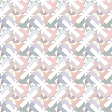 Geometrik süslemeli kusursuz desen. vektör illüstrasyonu