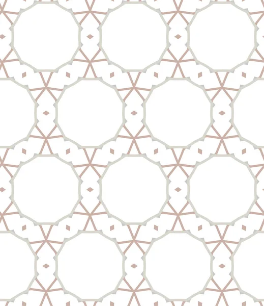 Geometrický Ornamentální Vektorový Vzor Bezešvé Designové Textury Pastelovými Odstíny — Stockový vektor