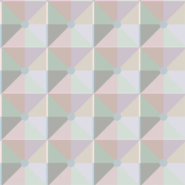 Naadloos Patroon Met Abstracte Geometrische Vormen — Stockvector