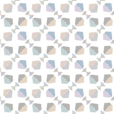Geometrik süslemeli kusursuz desen. vektör illüstrasyonu