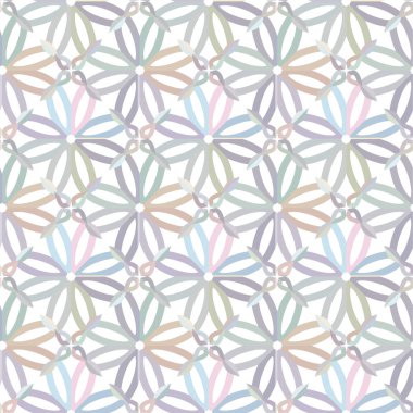 Geometrik süslemeli kusursuz desen. vektör illüstrasyonu