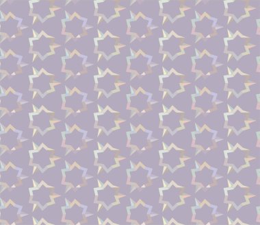 Geometrik süslemeli vektör deseni. Kusursuz tasarım dokusu