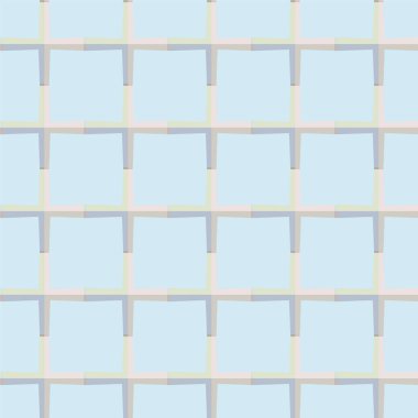 Geometrik süslemeli vektör deseni. Kusursuz tasarım dokusu 