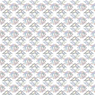 Geometrik süslemeli vektör deseni. Kusursuz tasarım dokusu 