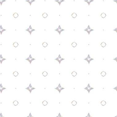 Geometrik süslemeli vektör deseni. Kusursuz tasarım dokusu