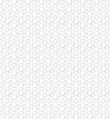 Geometrik süslemeli vektör deseni. Kusursuz tasarım dokusu.