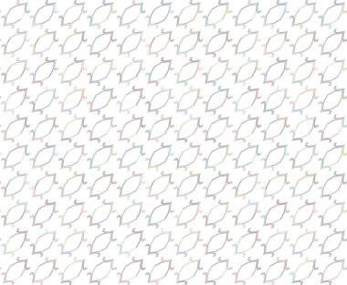 Geometrik süslemeli vektör deseni. Kusursuz tasarım dokusu 