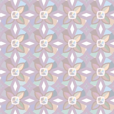 Soyut geometrik şekilli kusursuz desen