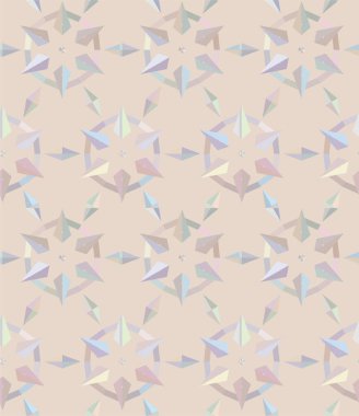 Geometrik süslemeli vektör deseni. Kusursuz tasarım dokusu 