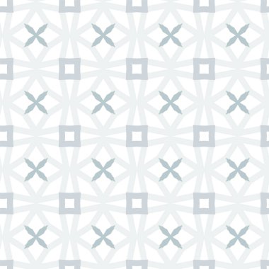 Geometrik yinelenen süs vektör deseni. Pastel tonları olan kusursuz tasarım dokusu