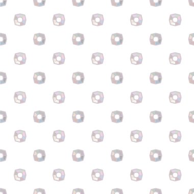 Geometrik süslemeli vektör deseni. Kusursuz tasarım dokusu