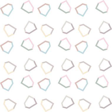 Geometrik süslemeli vektör deseni. Kusursuz tasarım dokusu 